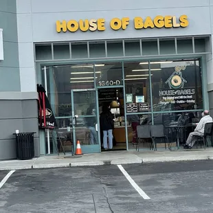 the front of the store