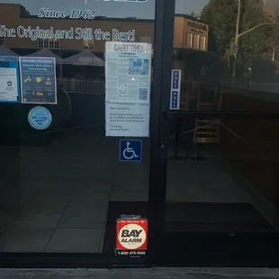 Says they're open but clearly closed