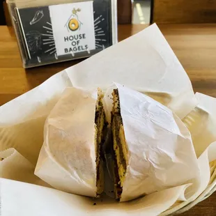 Breakfast bagel