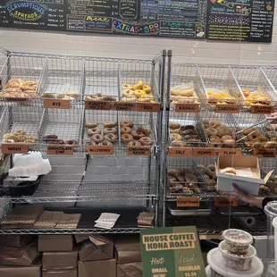 a woman working in a bakery