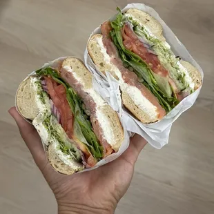 Lox Deluxe Sandwich