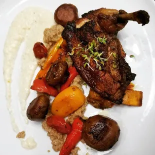 a plate of food