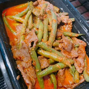 Green bean beef
