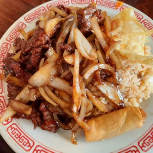 Mongolian Beef lunch special ($10.50)