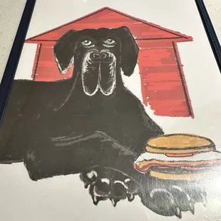 This is Benny.  He is the owners dog and comes to events. Local celebrity.