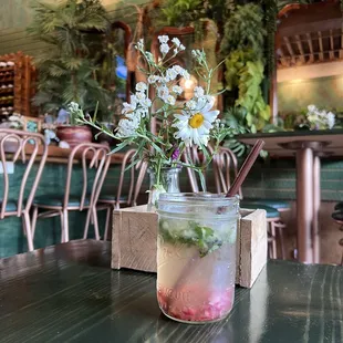 Summer strawberry cocktail