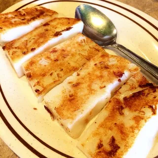 (4) Pan Fried Turnip Cake