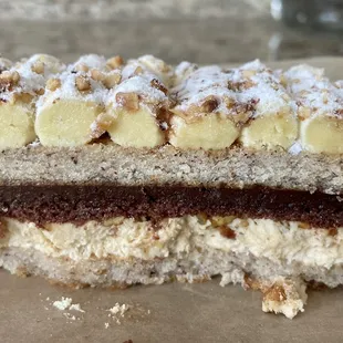 Hazelnut Torta; Just right among of sweetness and not heavy on your stomach!