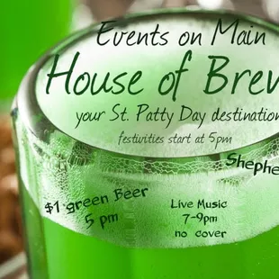 Thursday March 17th  we are the place to be!