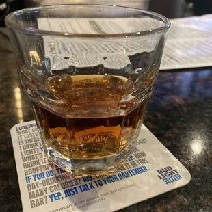 Another heavy handed Knob Creek pour.