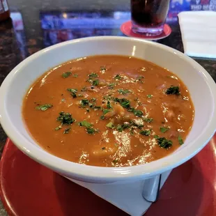 Shrimp and sausage gumbo.