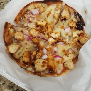 BBQ Chicken Flatbread Pizza