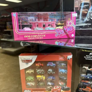 Hot Wheels Barbie and Pixar Cars Collection for kids