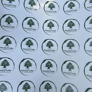 Stickers for to-go orders