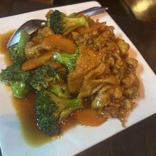 Chicken and broccoli GF