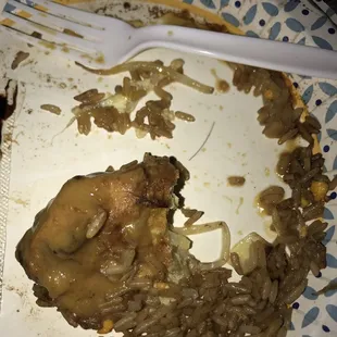 A hair was in my food