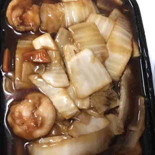 Shrimp and too much bok toy