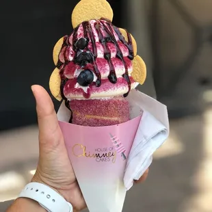 Lemon Blueberry Sundae