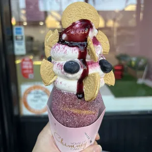 Lemon Blueberry Sundae