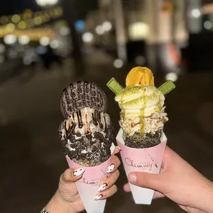 Oreo Overload Sundae &amp; Matcha Monster Sundae