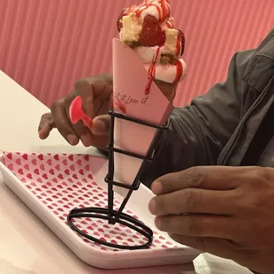 Strawberry cheesecake