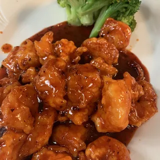 Orange Flavor Scallop and Shrimp