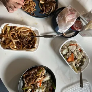 Large portions