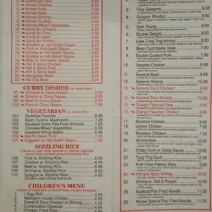 Menu part 2