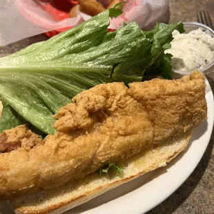 Zander Fish Filet sandwich