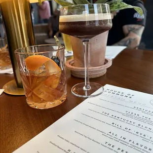 Old fashioned and espresso martini for the win!