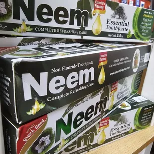 Neem toothpaste