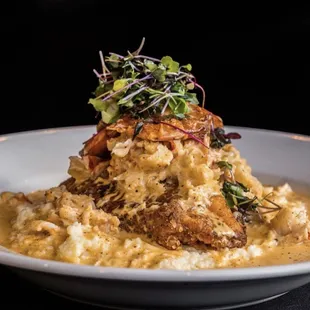 This was my favorite dish!!!!! Catfish and grits! Yummmmy