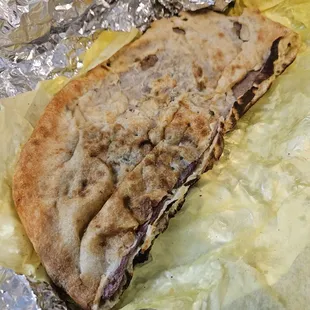 Lamb Naan is so delicious, and this is only half of the order since we ate the other half.