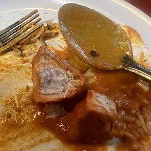 a plate of food