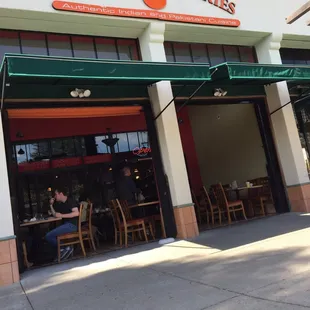 Outdoor seating