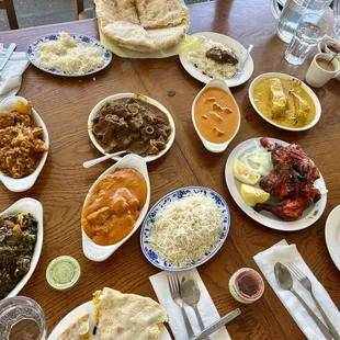 Palak Paneer Lamb Curry Goat Curry