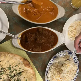 The spread!