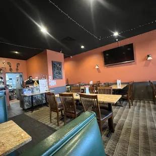 interior, sushi and sashimi