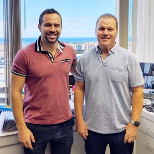 Daniel and Doron, our diamond experts - a father and son team.