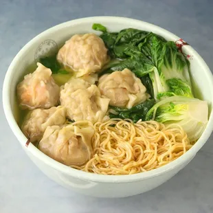 Wonton noodles Soup.