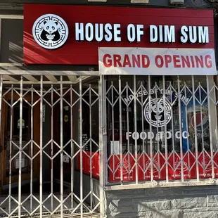 the front of the building