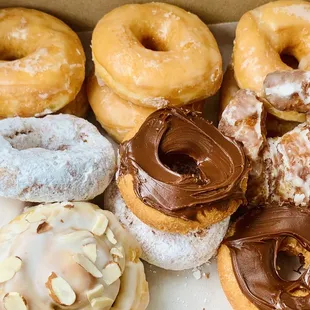 a variety of doughnuts