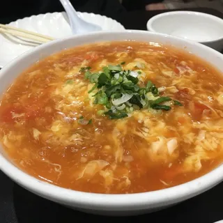 Tomato Egg Flower Soup