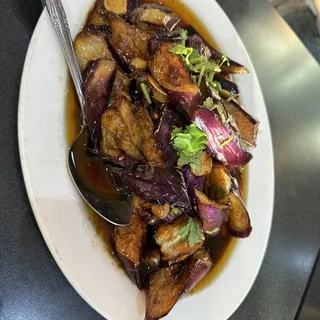 Eggplant with Garlic Sauce