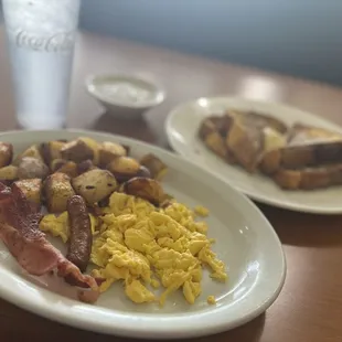 Cinnamon French Toast combo w/ a side of country gravy