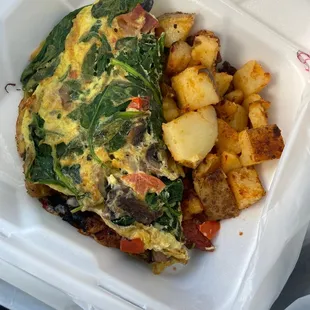 Vegetable omelette