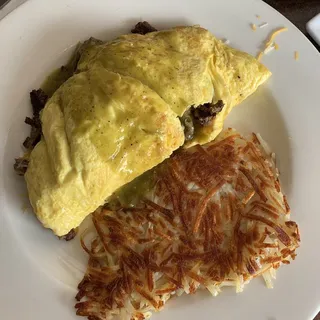 Steak Omelette