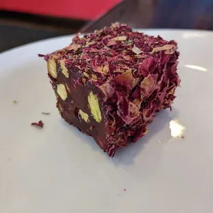 Gorgeous and delicious Turkish Delight. Totally worth selling out your family to the Ice Queen.