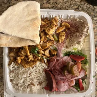Chicken Shawerma Plate