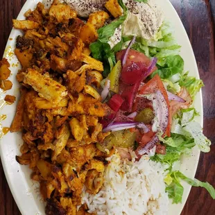 Chicken Shawerma Plate
